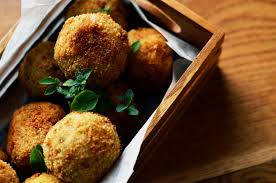 Vegan Creamy Mushroom Arancini Recipe Italian Street Food Vegan Picnic Food