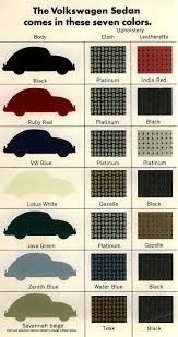Original 1970 S Colors Vw Beetles Vw Beetle Classic Volkswagen Beetle