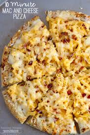 The works, pepperoni, cheese, create your own 10 Minute Mac And Cheese Pizza Pizza Recipes Homemade Mac And Cheese Pizza Cheese Pizza