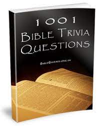 A lot of individuals admittedly had a hard t. 1001 Bible Trivia Questions