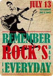 El motivo principal de la elección de esta fecha fue para conmemorar la realización del mega concierto de rock live aid. Dia Mundial Del Rock Himajina