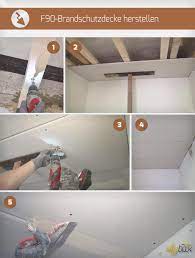 F90 allein von unten f90 allein von unten und von oben knauf technisches blatt k219 f30 18 625 d131 knauf freitragende decke 40 mineralwolle g dämmstoff oder ohne mind. F90 Brandschutzdecke Herstellen Anleitung Diybook At
