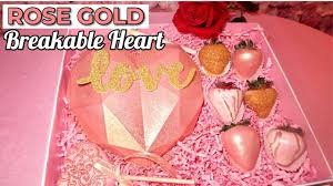 Find a variety of chocolate covered berries that make great gifts for anyone. Trending Breakable Heart Rose Gold Glitter Marble Chocolate Covered Strawberries Youtube