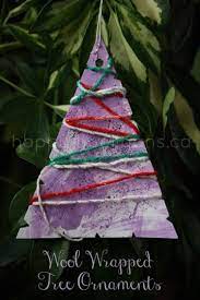 Collection by clare holland interior creations. Wool Wrapped Tree Ornaments For Tots Happy Hooligans
