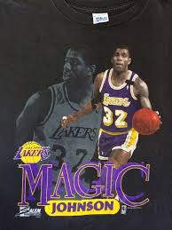 Magic johnson dominated the court as one of professional basketball's best players for 13 years. Pin By Esteban Leiton On Vintage Basketball Wear Magic Johnson Basketball Shirts Mens Tshirts