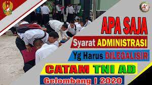 Entdecke rezepte, einrichtungsideen, stilinterpretationen und andere ideen zum ausprobieren. Berkas Persyaratan Tamtama Tni Ad 2020 Administrasi Pendaftaran Tamtama Tni Ad Rekrutmen Tni Youtube