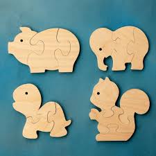 Fancy Wood Puzzle Party Favors Fun Animals Package Of 12 Wooden Jigsaw Puzzles On Luulla Natural Wood Toys Puzzle Party Wooden Jigsaw Puzzles