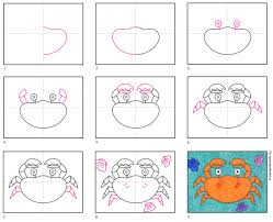 Continue adding to the body to draw in the legs. How To Draw A Crab Art Projects For Kids