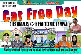 By evan dwi wahyu anggoro (admin). Politeknik Kampar Gelar Acara Car Free Day Suara Indonesia News