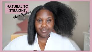 It is cuticle hair, provided by the donor in its original state, therefore, the direction of the hair is respected, and the hair does not tangle at all. Full Natural Hair To Straight Hair Routine Youtube