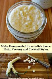 Easy Horseradish Sauce Recipe With Fresh Horseradish Root Recipe Horseradish Sauce Canning Recipes Horseradish Recipes