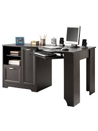 Lavish home sunlight desk lamp, light wood grain: Realspace Magellan Corner Desk Espresso Office Depot