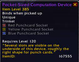 Should i be saving these to recycle or turn into something, like a higher ilvl card or are they safe to toss away? Mechagon Punch Cards For The Pocket Sized Computation Device Guides Wowhead