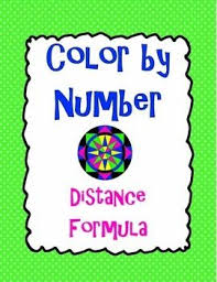 Distance Formula Color By Number Distance Formula Secondary Math 8th Grade Math