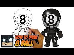 A good way to decrease his screentime was this book on how to draw the characters featured in the game. How To Draw 8 Ball New Fortnite Chapter 2 Skin Youtube Drawing Topics 8 Ball Drawing Ball Drawing