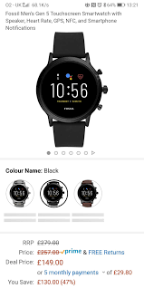 What devices is amazon prime video available on? Amazon Prime Day Fossil Gen 5 Black Only 149 Wearos