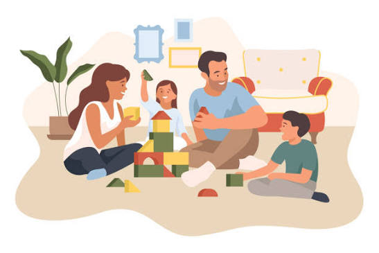 7,100+ Young Family Stock Illustrations, Royalty-Free Vector ...