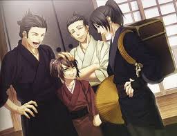 Hakuouki Shinsengumi Kitan Toshizou Hijikata Hakuouki Souji Okita Hakuouki Isami Kondou Hakuouki Genzaburo Inoue Anime Anime Toon Anime Guys
