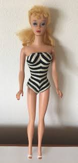Black And White Bathing Suit Barbie Barbie 4 Blonde Ponytail 1959 1960 Vintage Original Black White Swimsuit 1962 599 00 Blonde Ponytail Swimsuits