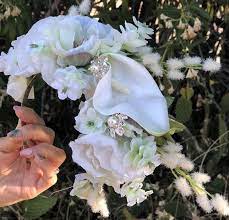 Bridal Crown Calla Lily Crown Fairy Crown White Flower Etsy White Flower Crown Calla Lily Bridal Crown