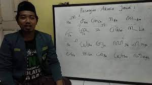 Berpasangan), 8 pasangan huruf 'utama', 5 aksara swara, 5 aksara rekan serta 5 pasangannya, beberapa buah sandhangan sebagai pengatur vokal, beberapa huruf khusus, tanda baca, dan tanda pengatur tulisan (pada) 18. Pembelajaran Daring Bahasa Jawa Kelas 5 Tentang Aksara Jawa Pasangan Youtube