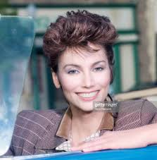 Emmylou Harris poses for a portrait circa 1985 in Los Angeles, California  (Photos by Aaron Rapoport/Corbis/Getty Images)