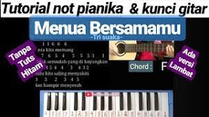 Not Pianika Menua Bersamamu Chord Gitar Menua Bersamamu Tri Suaka Youtube