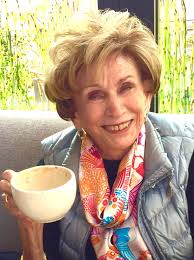 Here she is! Enjoying a latte with dear friends, eight weeks after  emergency surgery and some frightening encounters with life saving medical  equipment. Dr. Edie couldn't be more grateful for the mountains