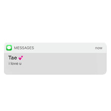 Do Not Copy Or Steal Do Not Make It Yours Tae Kpop Imessage Notification Iphone Bts N Iphone Texts Instagram Frame Template Powerpoint Background Design