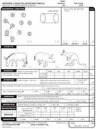 Baseline moca scores predicted the rate of cognitive deterioration among pd patients. Moca Test Version 7 3