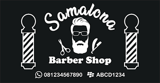 Barber tools barbershop hair clipper comb mascara mascara brush barbershop linear draft black and white chair. Desain Banner Barbershop Vector Cdr