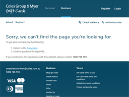 Check spelling or type a new query. Coles Group Myer Corporate Gift Card Balance Check Balance Enquiry Links Reviews Contact Social Terms And More Gcb Today