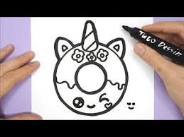 Tuto Dessin Dessin Kawaii Et Facile A Faire Youtube Dessin Kawaii Dessin Licorne Facile Dessin Licorne