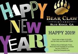 New Year S Eve Party At Bear Claw Vineyard Fannin County Chamber Of Commerce Blue Ridge Georgia