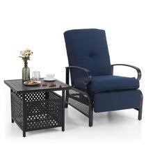 Buy reclining office chair and get the best deals at the lowest prices on ebay! Reclining Outdoor Club Chairs You Ll Love In 2021 Wayfair