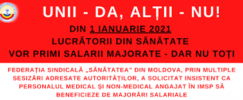 Olguța vasilescu susține, în continuare, legea salarizării. FederaÈia SindicalÄ SÄnÄtatea Din Moldova