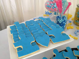The color gold is from the periodic element au which is shorthand for autism, and some autistic people choose to go gold for autism instead of participating in autism speaks' light it up. Blue Puzzle Piece Cookies Autism Crafts Alpha Xi Delta Alpha Xi