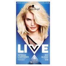 Live Intense Lightener 00b Max Blonde Hair Dye