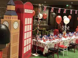 Look into renting or buying old wine barrels for decoration. London England Birthday Party Ideas Photo 19 Of 65 London Theme Parties London Party British Themed Parties