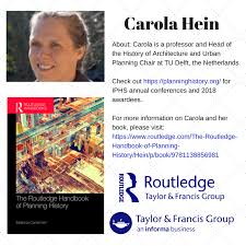 Carola hein's most popular book is rebuilding urban japan after 1945. Carola Hein Carola Hein Twitter