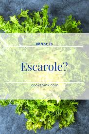 Because hot weather can make. What Is Escarole Cookthink