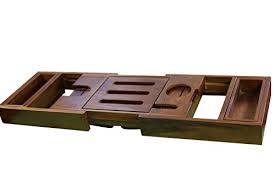 Soap and sponge bathtub caddy. Teak Bathtub Tray Top 5 Models For Relaxing Bath