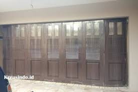 Model pintu garasi besi sliding dua arah Model Pintu Garasi Besi Dan Pintu Lipat Terbaru Disertai Harga