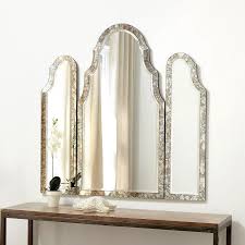 Impressions vanity slaystation® premium mirrored makeup vanity table and glow pro makeup vanity mirror our flagship. Miles Redd Arched Tri Fold Mercury Glass Vanity Mirror