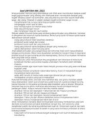 Soal um / uambn kelas ix semester 2 kurikulum 2013 tahun 2021 mata pelajaran fiqih madrasah tsanawiyah. Soal Um Fikih Ma 40 Copi