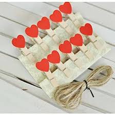 Fiocchi (o dei piccoli giocattoli per bambini); 10 Mollette Legno Cuore 3 5 Cm Bomboniere Fai Da Te Mollettine Scrapbooking Foto Ebay