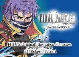 Sabato pomeriggio e sera ancora una volta raisport riprenderà il barrage per il trofeo roberto scalzone che vedrà in competizione 6 azzurri del nostro team, fra i quali angelo scalzone e le 2. Fftcg Illustration Showcase Interview 4 Roberto Ferrari Topics Final Fantasy Portal Site Square Enix