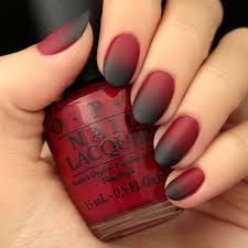 Black And Red Ombre Nails Matte Mani Monday Black And Red Ombre Nail Tutorial Red Ombre Nails Trendy Nail Art Designs Trendy Nail Art