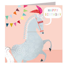 Jumping horse and rider happy birthday, it's all a…. Happy Birthday Horse Card By Kali Stileman Publishing Notonthehighstreet Com
