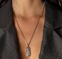 Gold Fill Guan Yin Necklace – Bodhisattva Lotus Pendant ...
